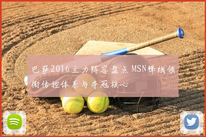巴萨2016主力阵容盘点 MSN锋线领衔传控体系与夺冠核心